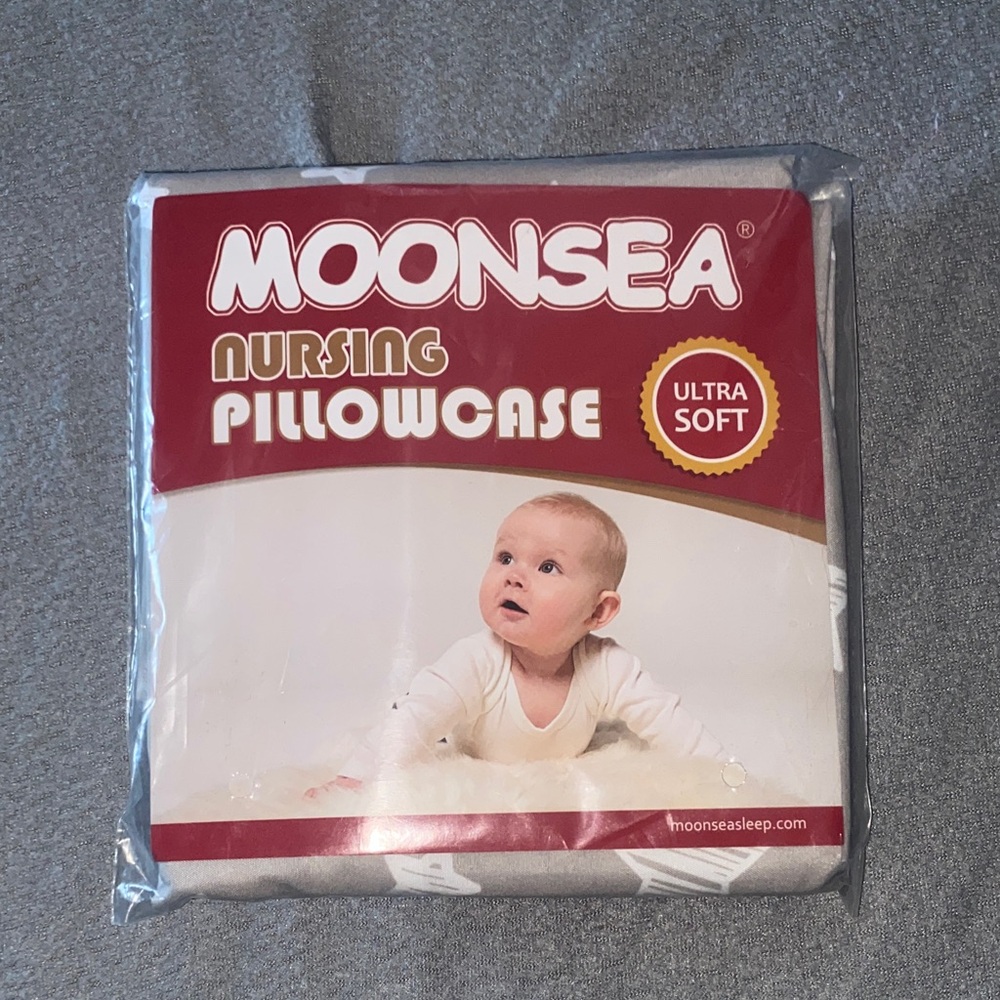 Moonsea Ultra Soft Nursing Pillowcase - White